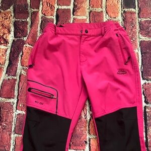 Men's Pink and Black Cargo Pants by WET-TEX